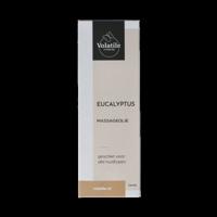 Massageolie eucalyptus glas met pomp 100 Milliliter