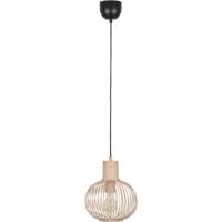 LED Hanglamp - Hangverlichting - Trion Alia - E27 Fitting - 1-lichts - Rond - Zand - Metaal