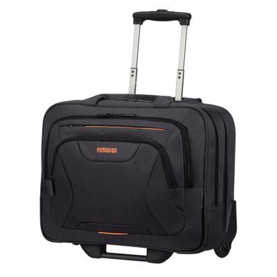 American Tourister 88533-1070 At Work Rolling Tote 15.6 Inch - Trolley - Black/Orange