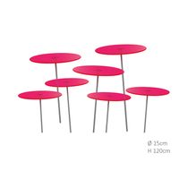 Cazador Del Sol - 7 stuks! Zonnevanger Rood-Roze (kleur fuchsia) medium 120x15 cm