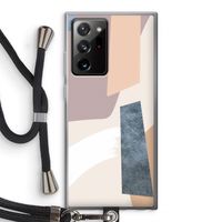 Luca: Samsung Galaxy Note 20 Ultra / Note 20 Ultra 5G Transparant Hoesje met koord