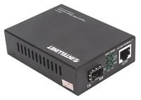 Intellinet 508216 netwerk media converter 1000 Mbit/s Zwart - thumbnail