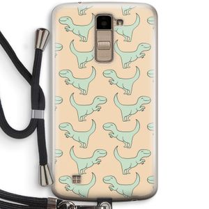 Dinos: LG K10 (2016) Transparant Hoesje met koord