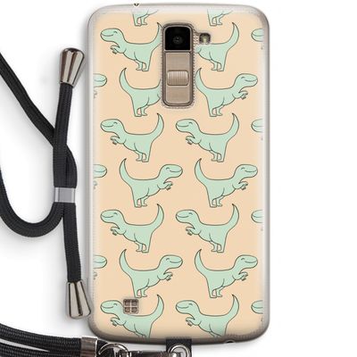 Dinos: LG K10 (2016) Transparant Hoesje met koord