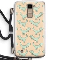 Dinos: LG K10 (2016) Transparant Hoesje met koord