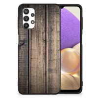 Samsung Galaxy A32 5G Houten Print Telefoonhoesje Steigerhout