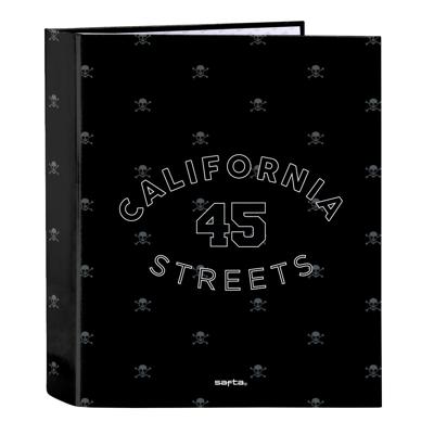 Ringmap Safta California Zwart A4 27 x 33 x 6 cm