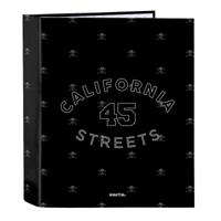 Ringmap Safta California Zwart A4 27 x 33 x 6 cm