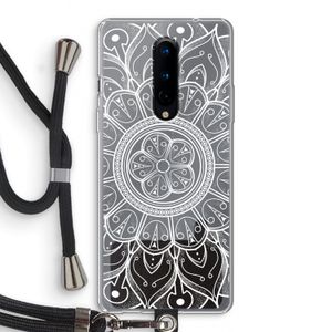 Roses Are Red: OnePlus 8 Transparant Hoesje met koord