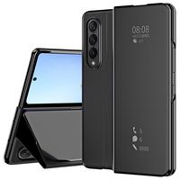Lunso - Samsung Galaxy Z Fold4 - Window view cover hoes - Zwart - thumbnail