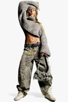 Jeans met lettering - BLACK - 36