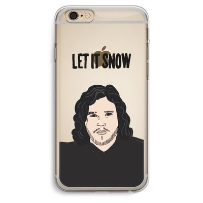 Let It Snow: iPhone 6 Plus / 6S Plus Transparant Hoesje