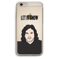 Let It Snow: iPhone 6 Plus / 6S Plus Transparant Hoesje