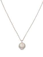 Nina Ricci collier à pendentif serti de perles (années 1990) - Argent
