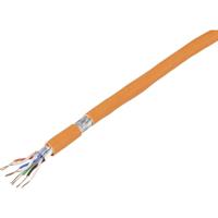 TRU COMPONENTS TC-7892844 Netwerkkabel CAT 7 S/FTP 4 x 2 x 0.24 mm² Oranje 50 m