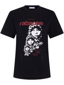 Rabanne t-shirt à imprimé Visconti - Noir