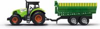 Online Retail Shop Silver wheels tractor met aanhanger en licht en geluid