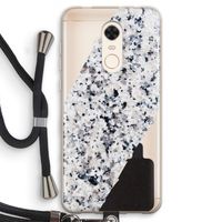 Gespikkelde marmer: Xiaomi Redmi 5 Transparant Hoesje met koord