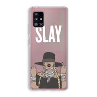 Slay All Day: Samsung Galaxy A51 5G Transparant Hoesje Slay All Day: Samsung Galaxy A51 5G Transparant Hoesje