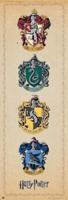 Poster Harry Potter House Crests 53x158cm