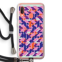 Skew Blush 3: Samsung Galaxy A20e Transparant Hoesje met koord