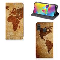 Samsung Galaxy M20 | Book Cover | Wereldkaart