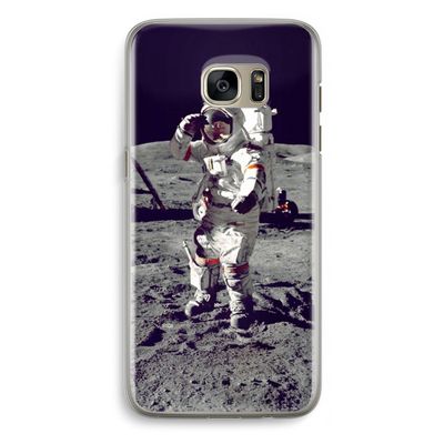 Spaceman: Samsung Galaxy S7 Edge Transparant Hoesje