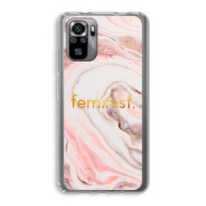 Feminist: Xiaomi Redmi Note 10S Transparant Hoesje