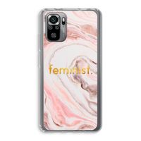 Feminist: Xiaomi Redmi Note 10S Transparant Hoesje Feminist: Xiaomi Redmi Note 10S Transparant Hoesje