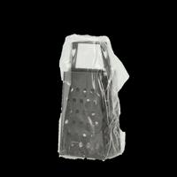 Rasp amberblokje zwart 1 Stuks