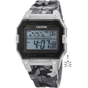 Calypso K5810/1 Horloge Digitaal kunststof-rubber zwart-grijs 45 mm