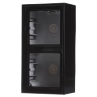 LS 582 A SW  - Surface mounted housing 2-gang black LS 582 A SW