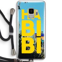 Habibi Majorelle : Samsung Galaxy S9 Transparant Hoesje met koord Habibi Majorelle : Samsung Galaxy S9 Transparant Hoesje met koord
