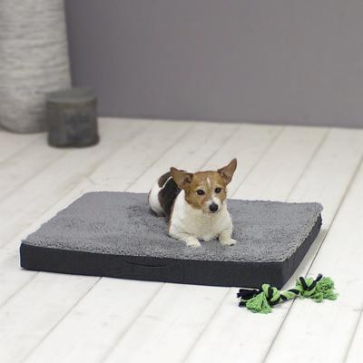 Sun Garden buddy orthopedisch hondenkussen 72x50x8cm grijs/antraciet
