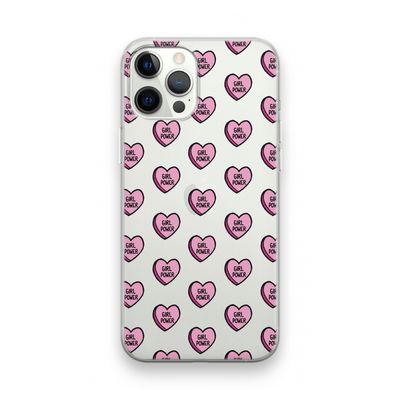 GIRL POWER: iPhone 12 Pro Transparant Hoesje