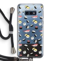 Sushi time: Samsung Galaxy S10e Transparant Hoesje met koord