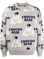 CHOCOOLATE pull à motif ourson en intarsia - Multicolore