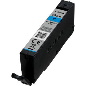 Canon inktcartridge CLI-581C XXL, 282 foto's, OEM 1995C001, cyaan