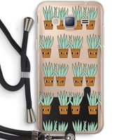 Sansevieria: Samsung Galaxy J3 (2016) Transparant Hoesje met koord