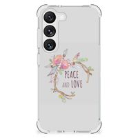 Samsung Galaxy S23 Stevig Bumper Hoesje Boho Text - thumbnail