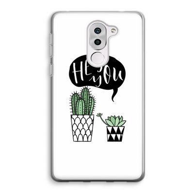 Hey you cactus: Honor 6X Transparant Hoesje