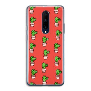 Mini cactus: OnePlus 7 Pro Transparant Hoesje