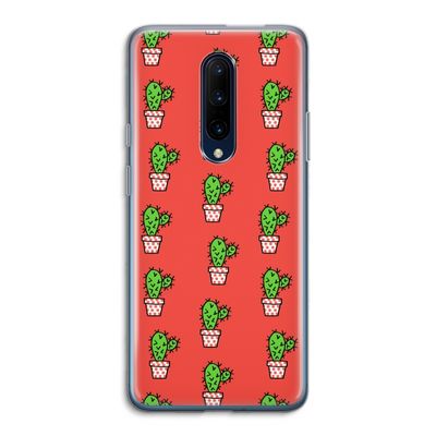 Mini cactus: OnePlus 7 Pro Transparant Hoesje