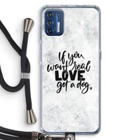 Partner in crime: Motorola Moto G9 Plus Transparant Hoesje met koord