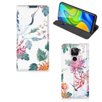 Xiaomi Redmi Note 9 | Hoesje maken | Bird Flowers