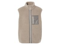 LIVERGY Heren teddy bodywarmer (M, Beige)