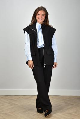 Margaux Lonnberg gilet Reed B/DG/L black