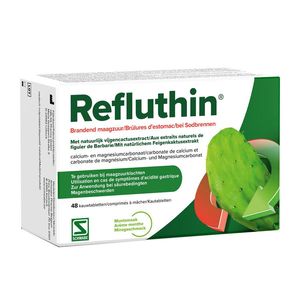 Refluthin Munt Kauwtabl 48