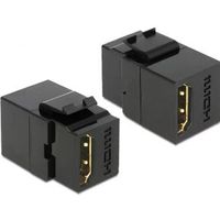 Delock 86366 Keystone Module HDMI female > HDMI female zwart - thumbnail