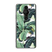 Bananenbladeren: Sony Xperia Pro-I Transparant Hoesje Bananenbladeren: Sony Xperia Pro-I Transparant Hoesje